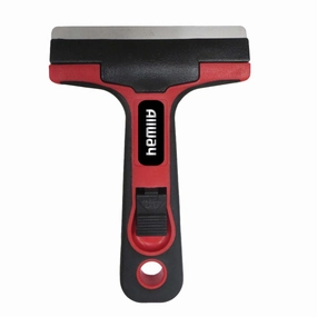 4 Glass & Tile Scraper. W/Soft-Grip. Carded