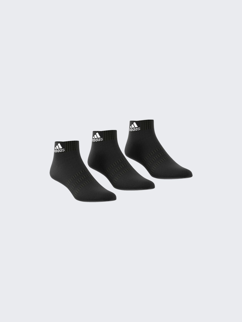 Adidas Cush Ank 3Pp Unisex Training Sock Black Dz9379