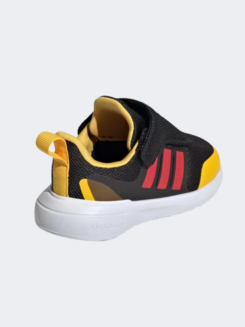 Adidas Fortarun Infant-Unisex Sportswear Shoes Black/Red/Gold