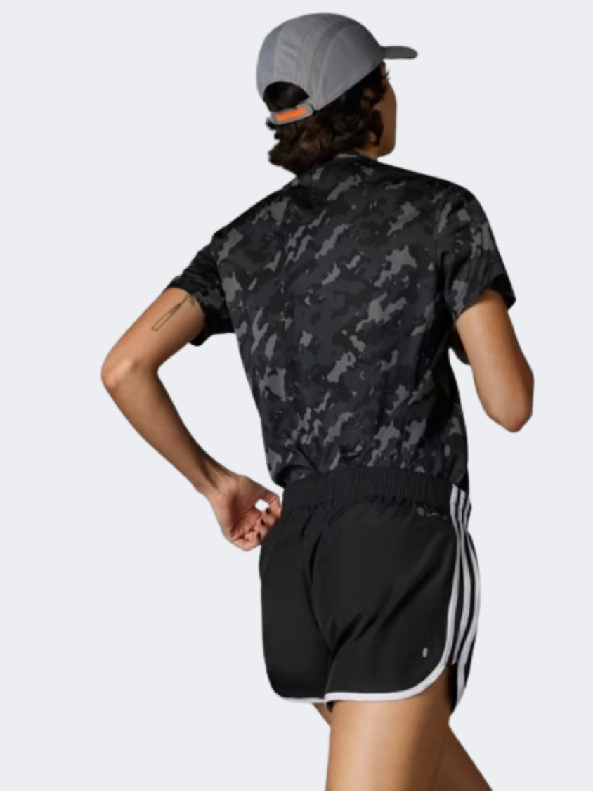 Adidas Marathon 20 Women Running Short Black/White