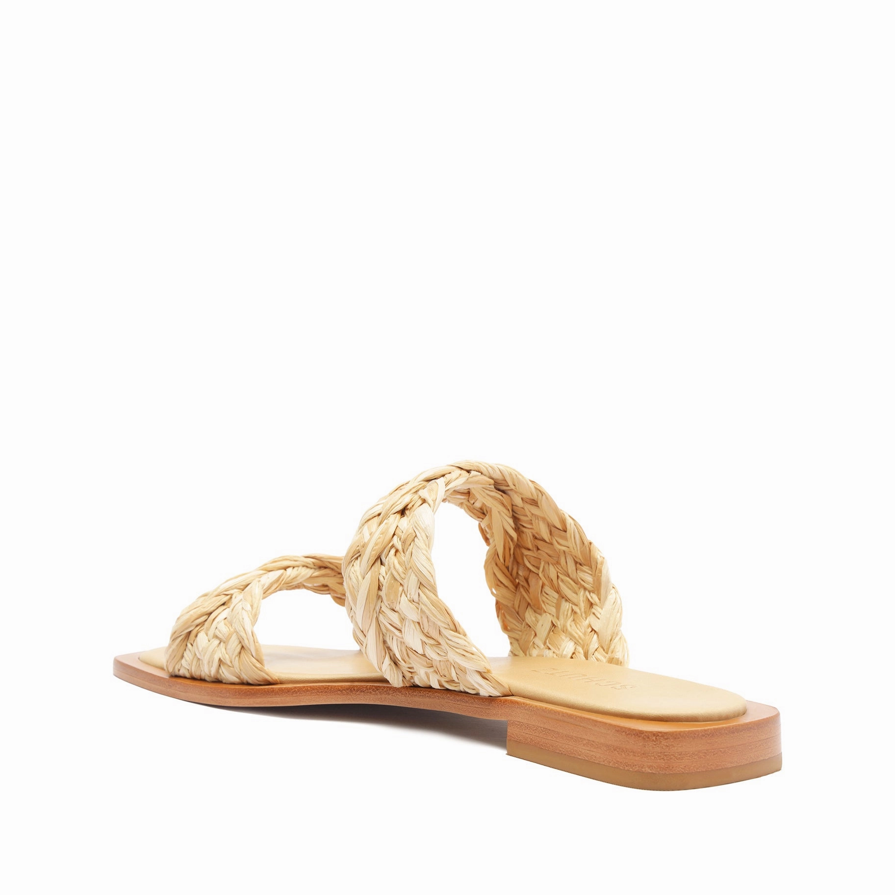 Amani Straw Flat Sandal