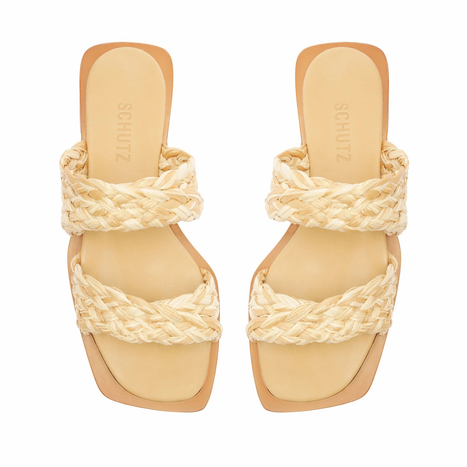 Amani Straw Flat Sandal