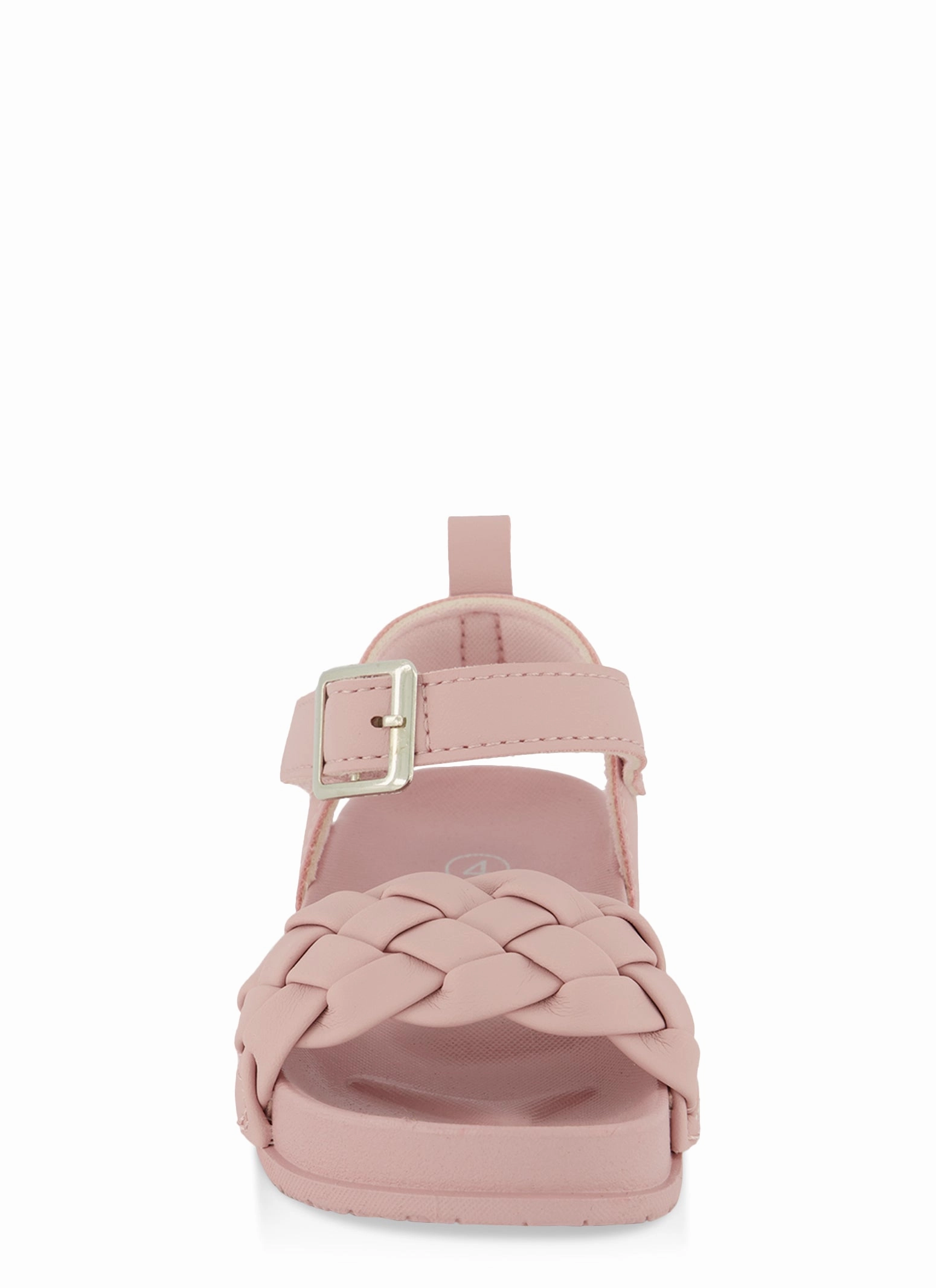 Baby Girls Braided Band Velcro Buckle Strap Sandals