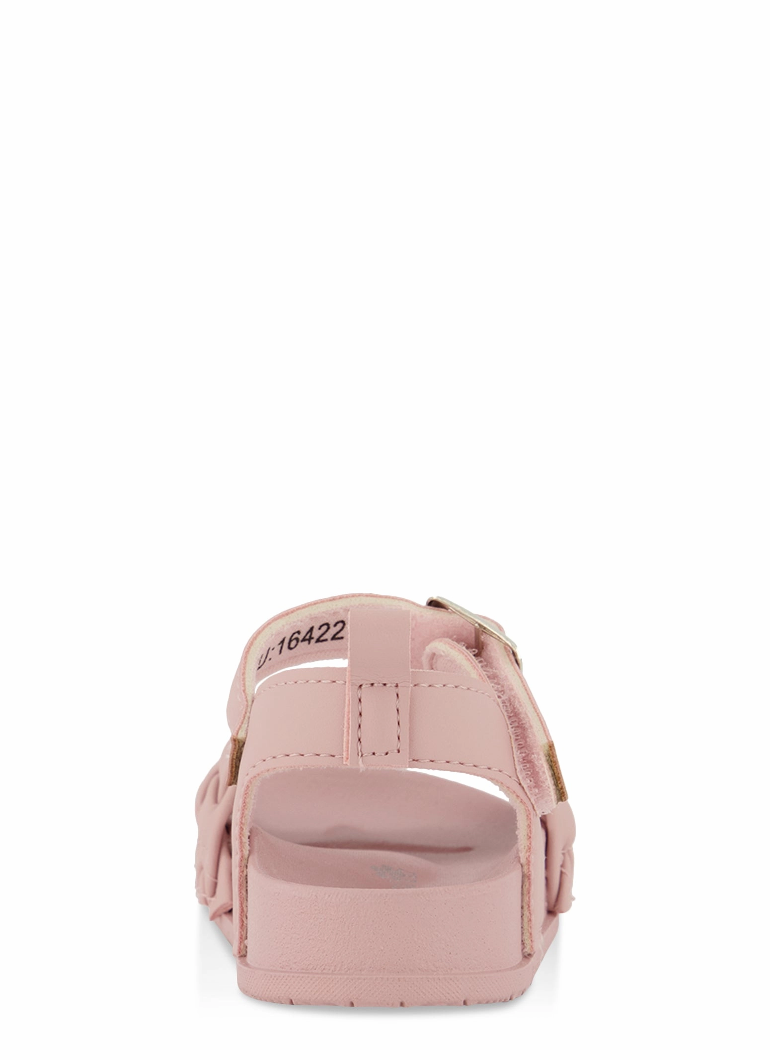 Baby Girls Braided Band Velcro Buckle Strap Sandals