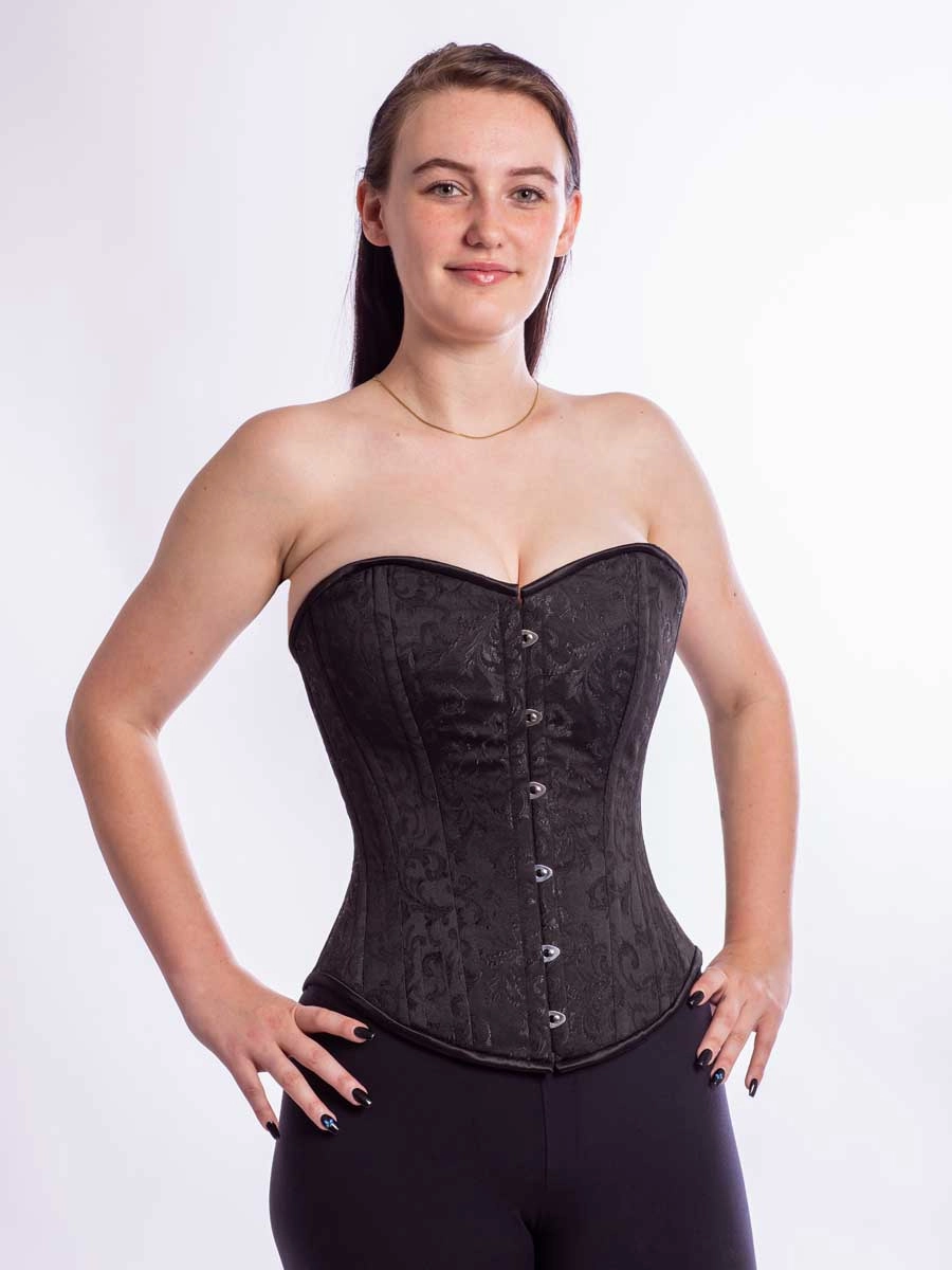 Brocade Romantic Curve Longline Overbust Corset : CS-530