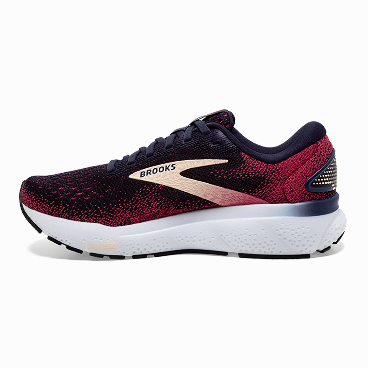 Brooks Ghost 16 - Peacoat - Raspberry - Apricot