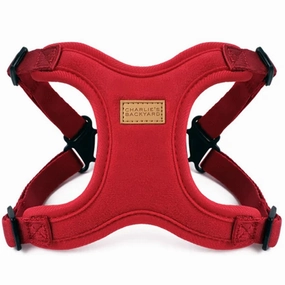 Charlie's Backyard Comfort Dog Harness - Red