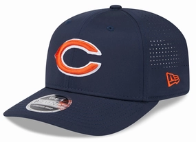 Chicago Bears New Era 9SEVENTY Navy Secondary Logo Performance Adjustable Cap