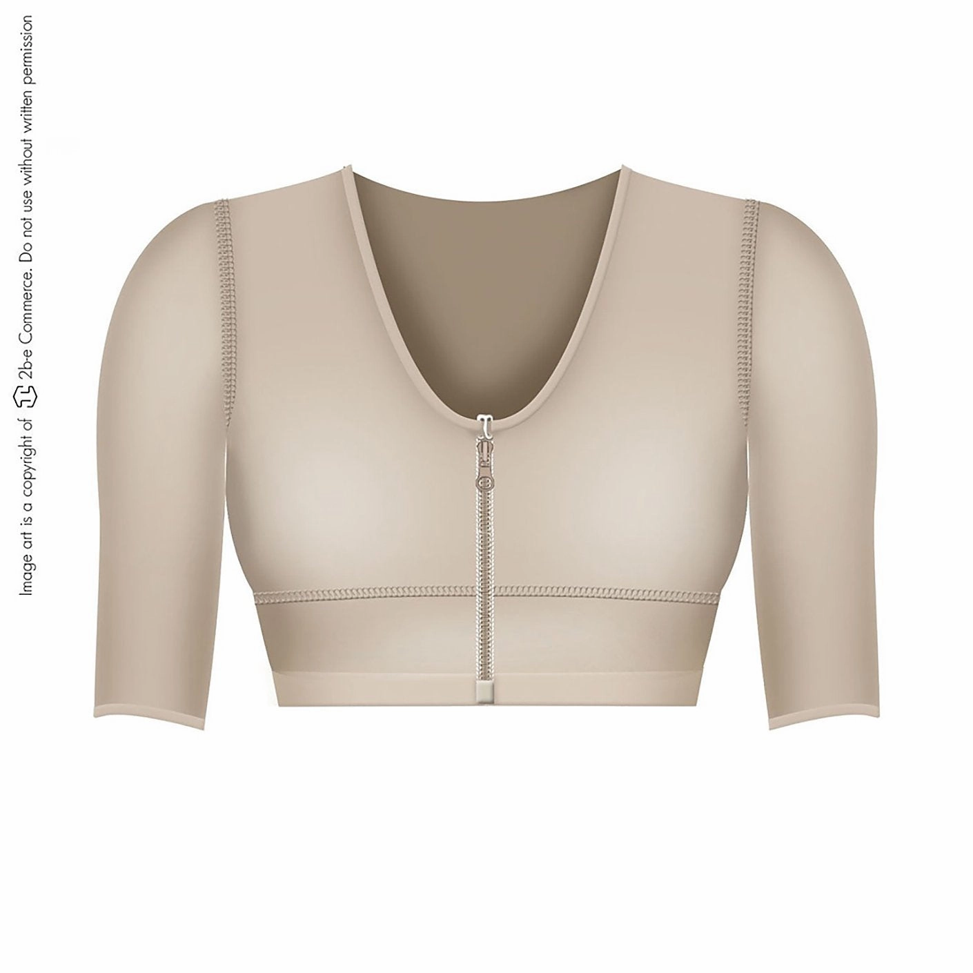 Fajas Salome 0328-3 |  Post Surgical Bra with Sleeves