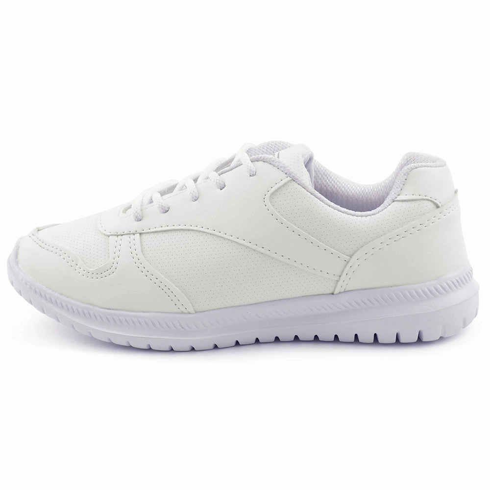 Force 10 White Lacing Uniform School Shoes For Kids SKOLPRO-L By Liberty