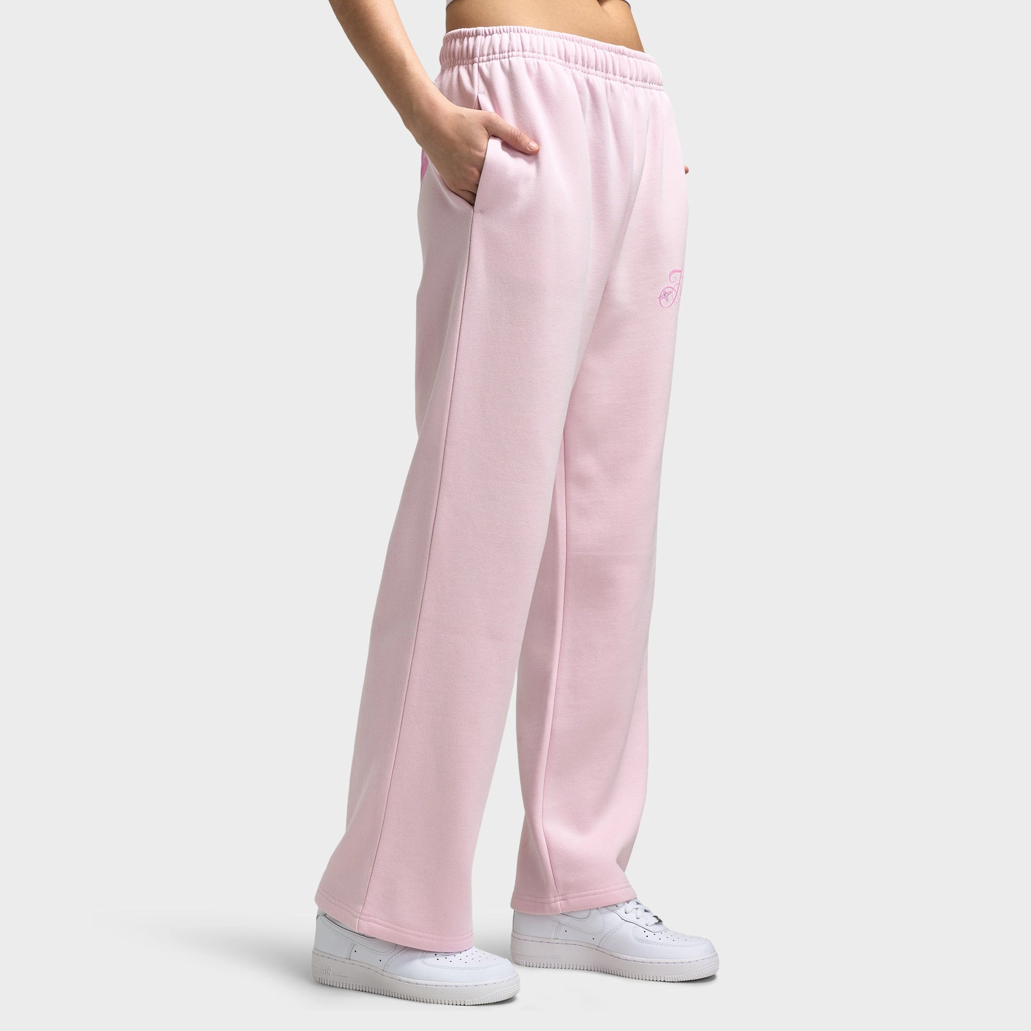 Hoodrich Women's Finesse Oversized Joggers Festival Bloom / Pink