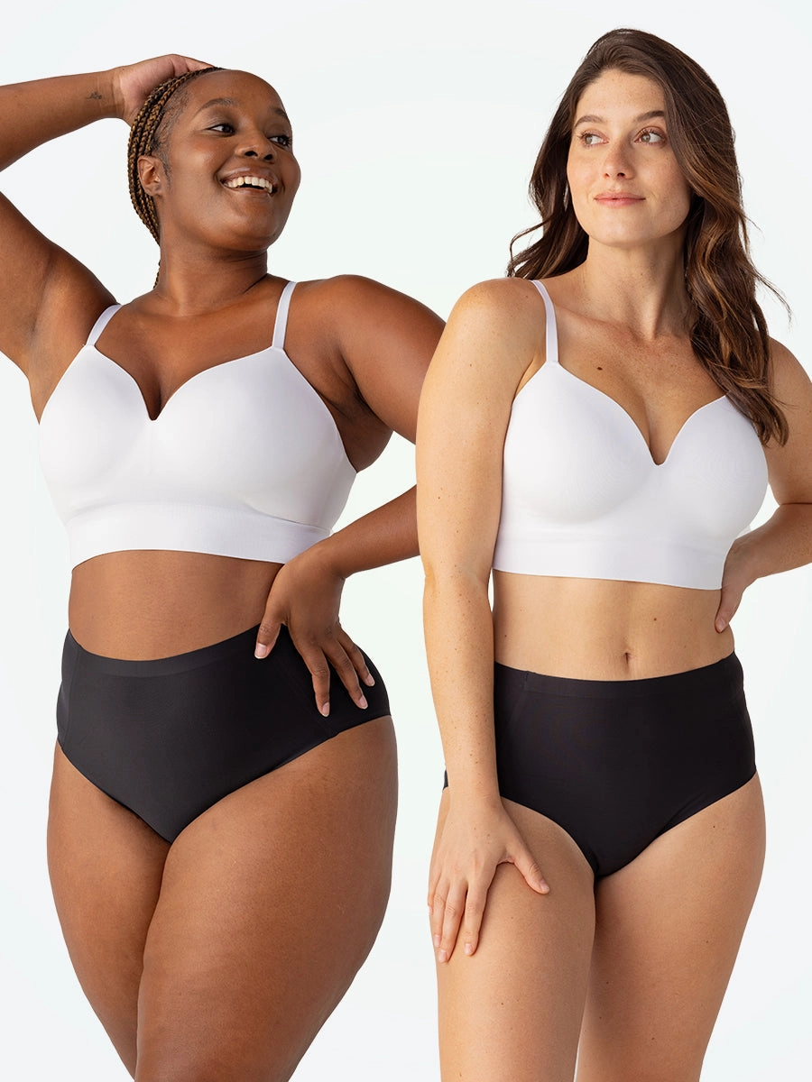 Offer: Truekind® 2-Pack Supportive Comfort Wireless Shaping Bra - 55 percent OFF