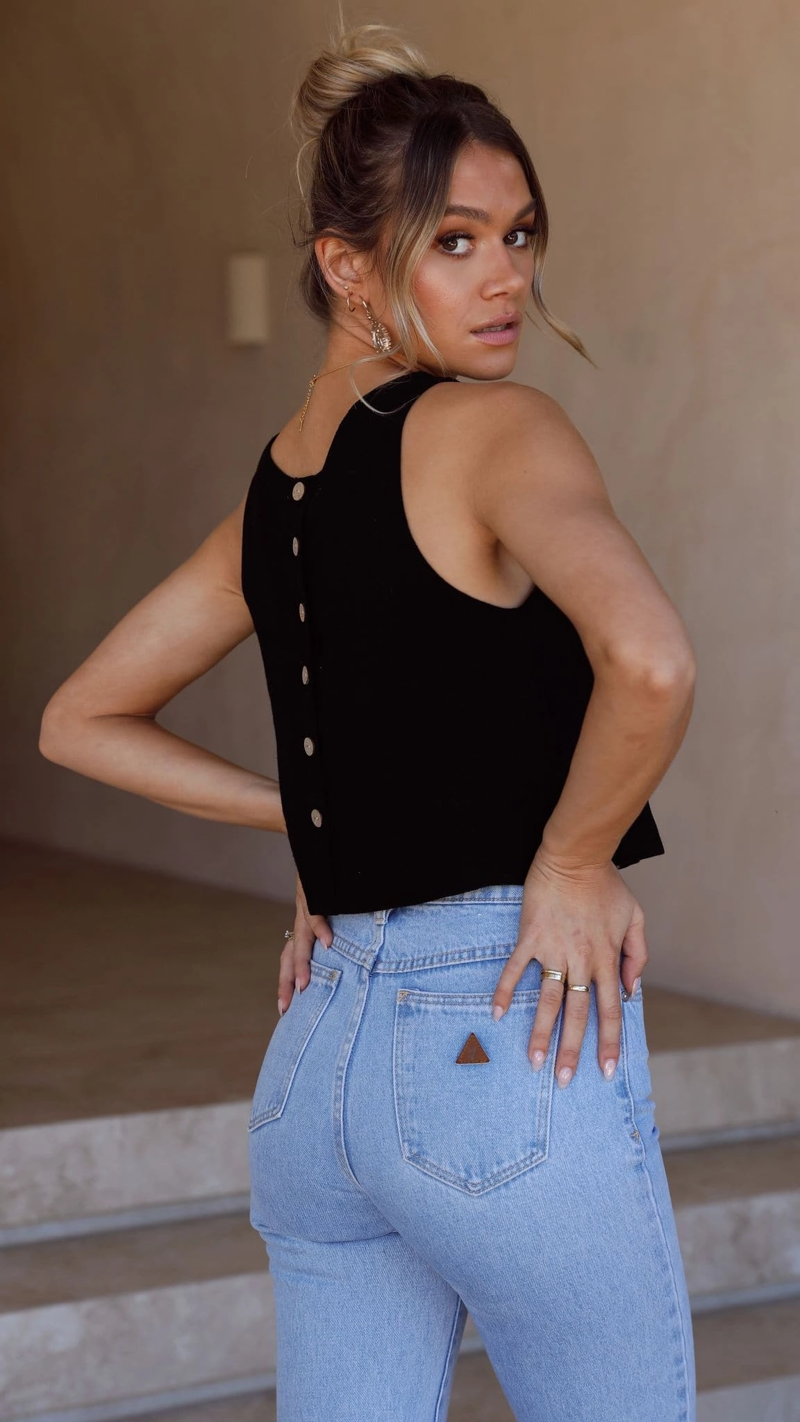 Persephone Crop Top - Black