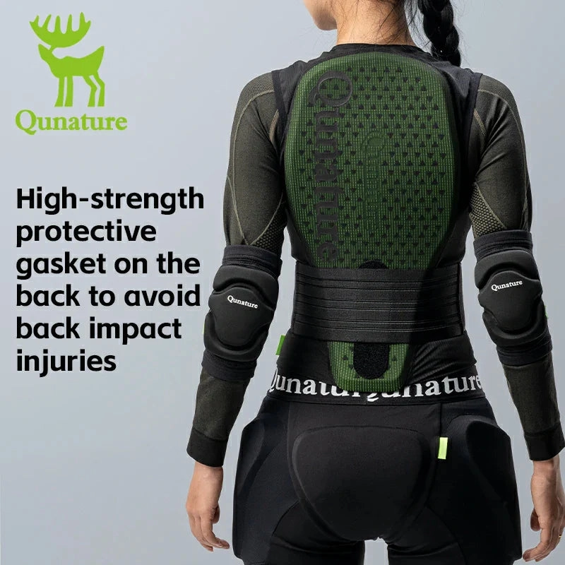 Qunature Ski Back Vest  EU Certified Protection  Breathable Comfort