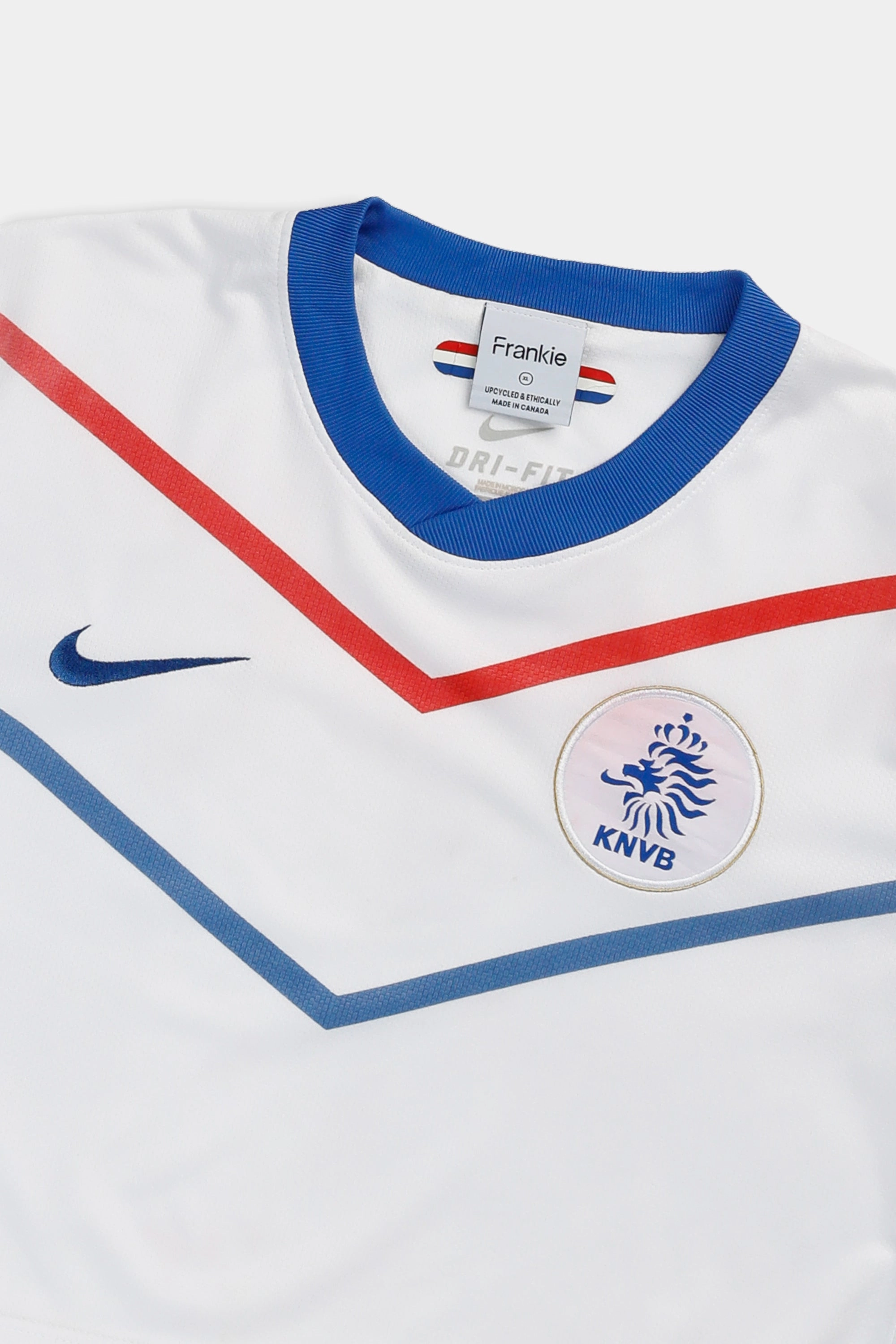 Rework Crop Netherlands Soccer Jersey - XL