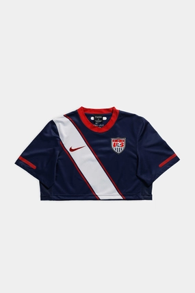 Rework Crop US Soccer Jersey - S