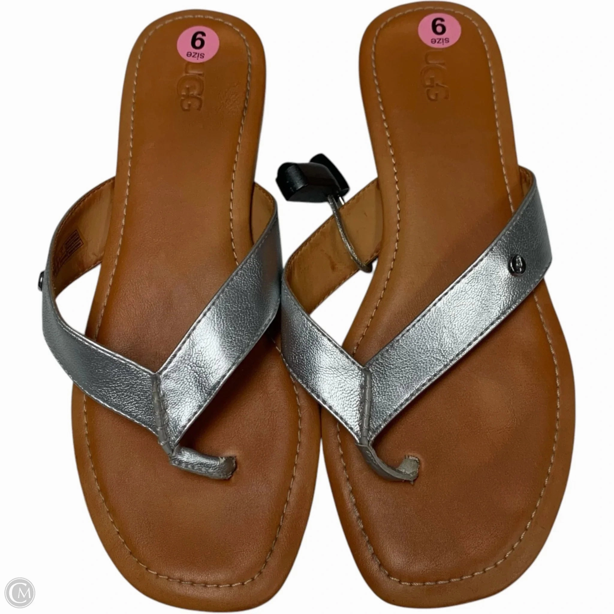 Sandals Designer By Ugg In Brown, Size: 9