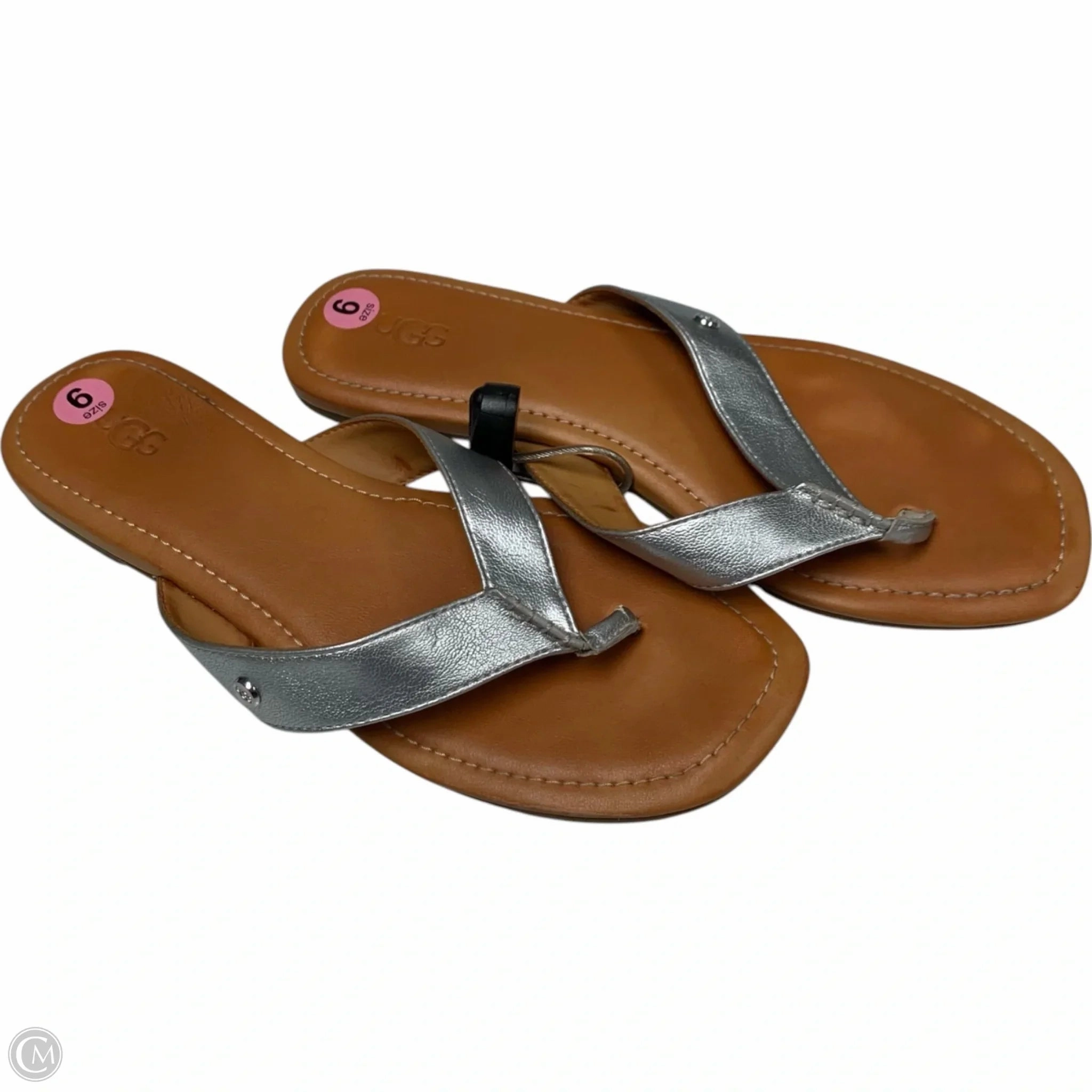 Sandals Designer By Ugg In Brown, Size: 9