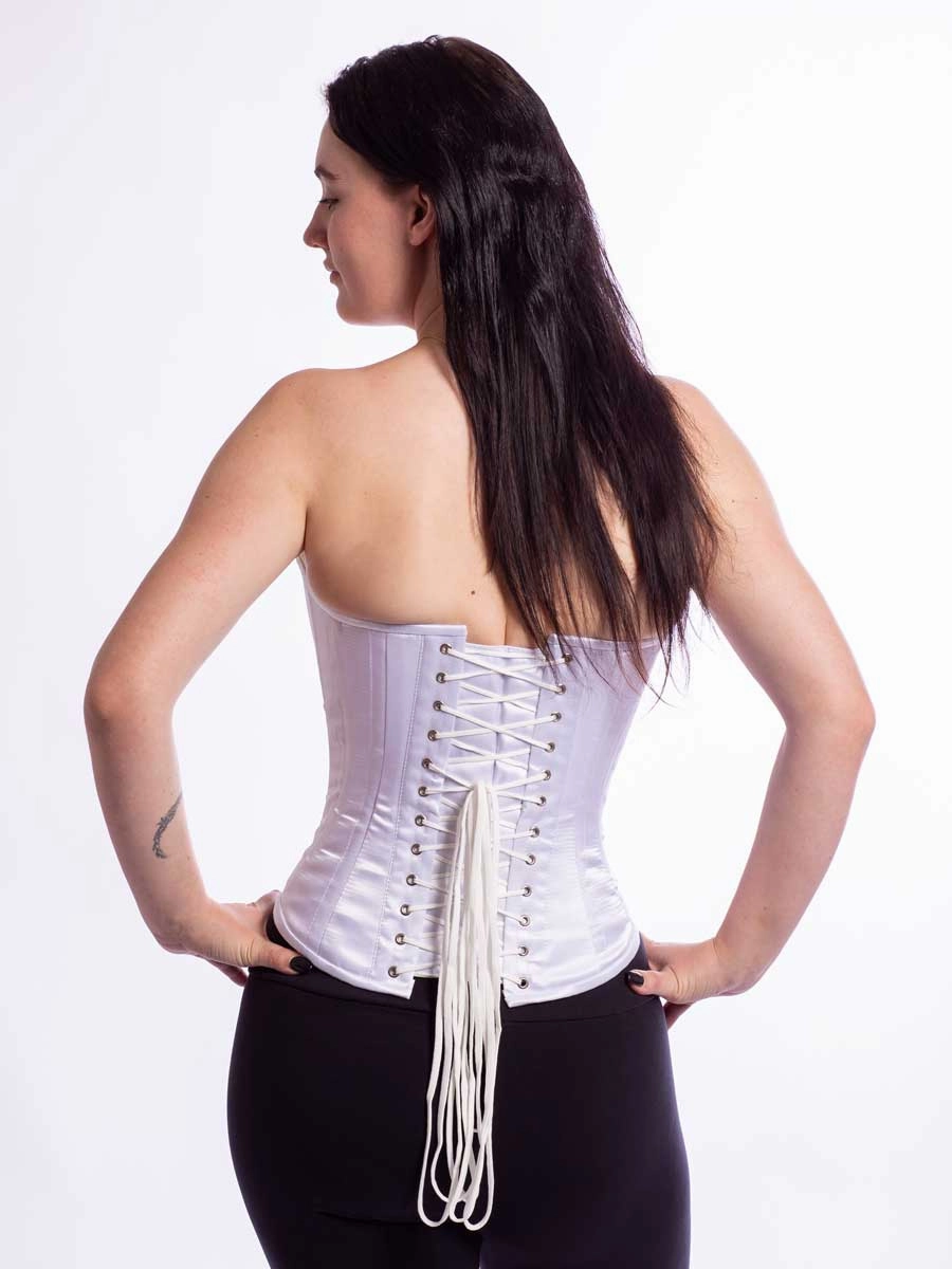 Satin Romantic Curve Longline Overbust Corset : CS-530