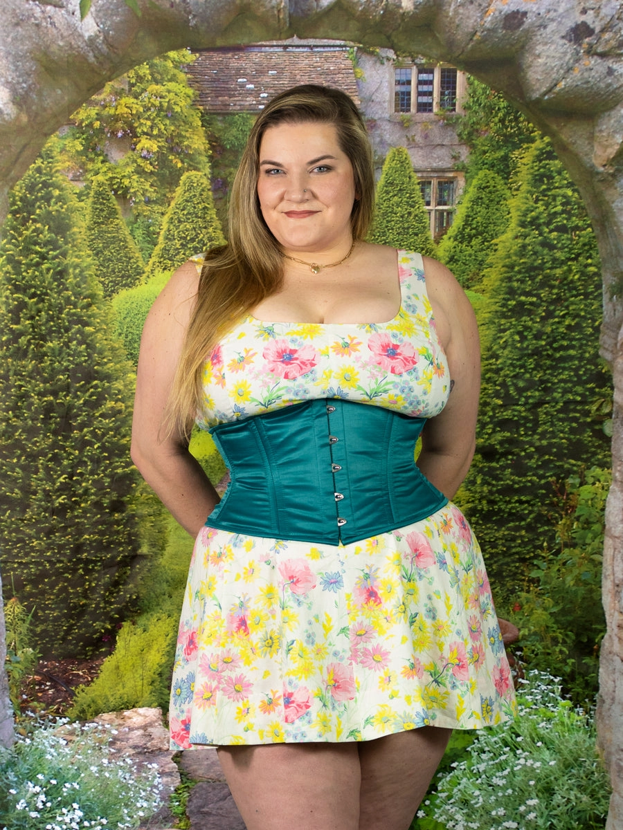 Satin Romantic Curve Waspie Underbust Corset : CS-220