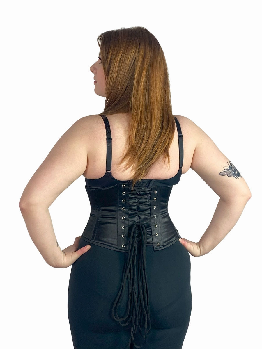 Satin Romantic Curve Waspie Underbust Corset : CS-220
