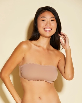 Scalloped Bandeau Bra