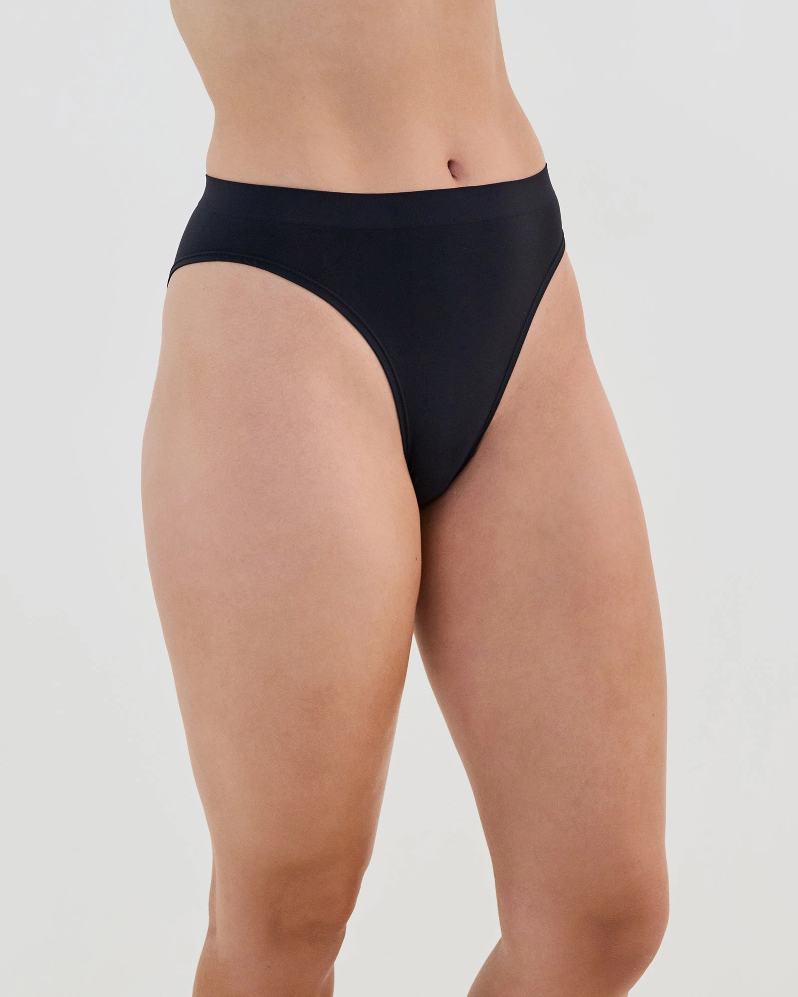 Seamless Soft High Cut Brief