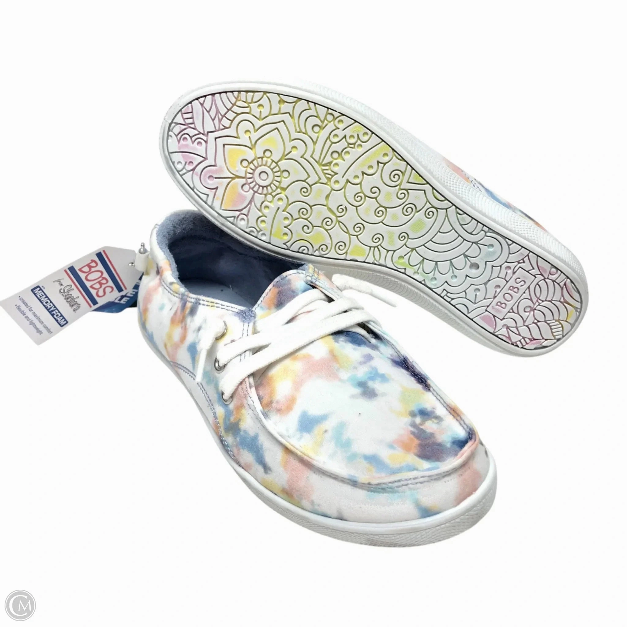 Shoes Sneakers By Bobs In Tie Dye Print, Size: 6