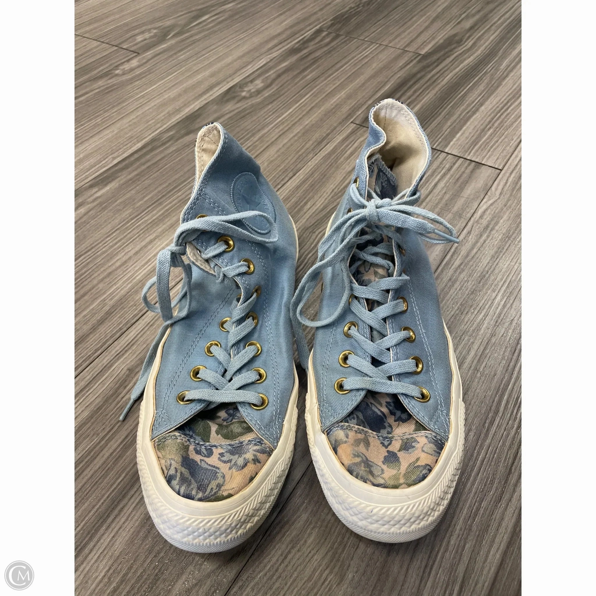 Shoes Sneakers By Converse In Blue, Size: 9