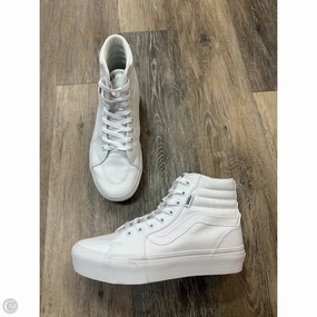 Shoes Sneakers By Vans In White, Size: 9.5