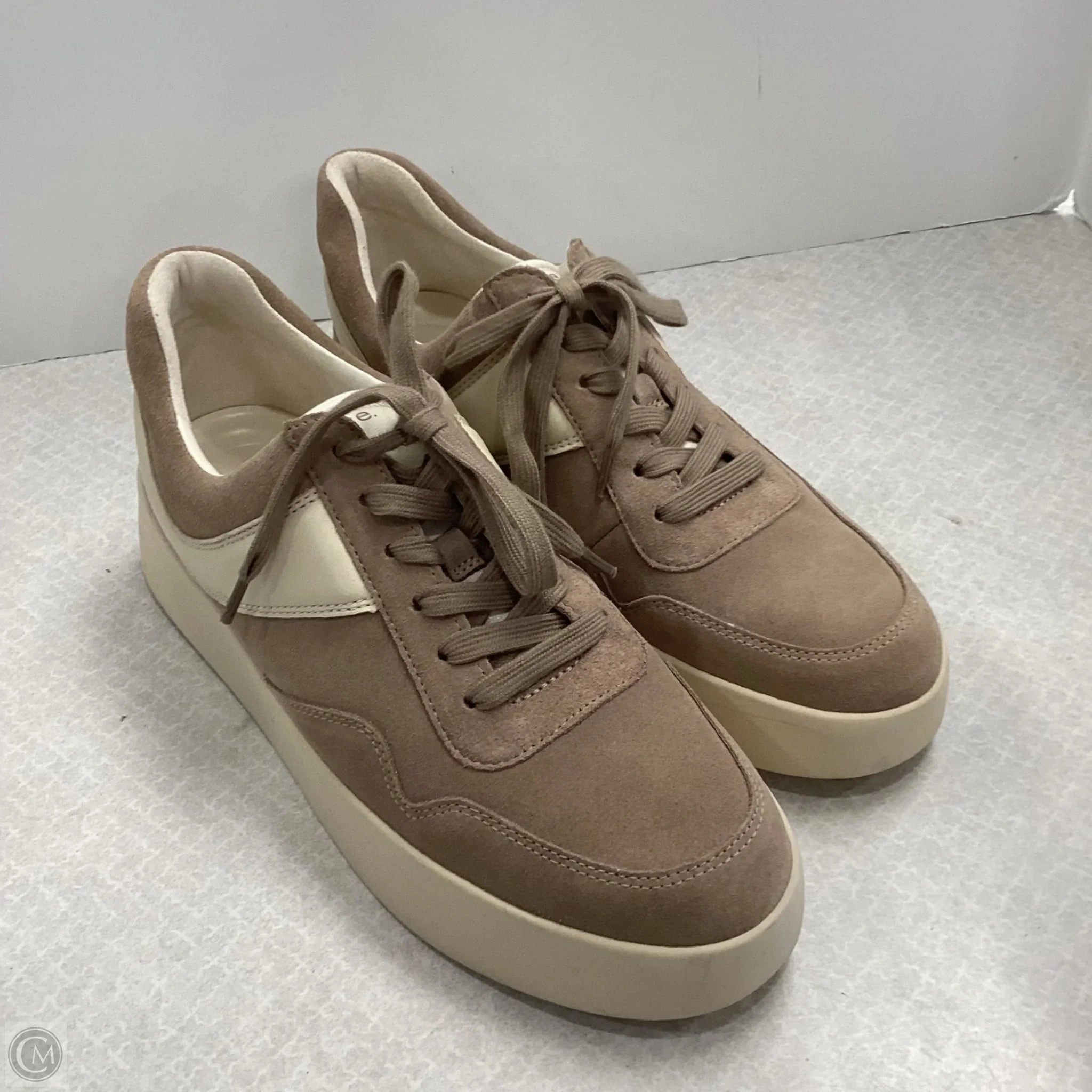 Shoes Sneakers By Vince In Brown, Size: 9