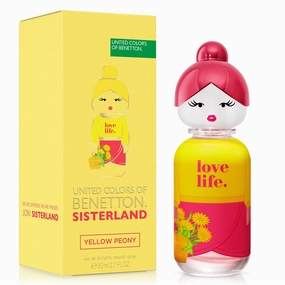 Sisterland Yellow Peony by Benetton 80ml EDT
