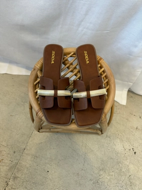 Soda Lefty Brown Sandal