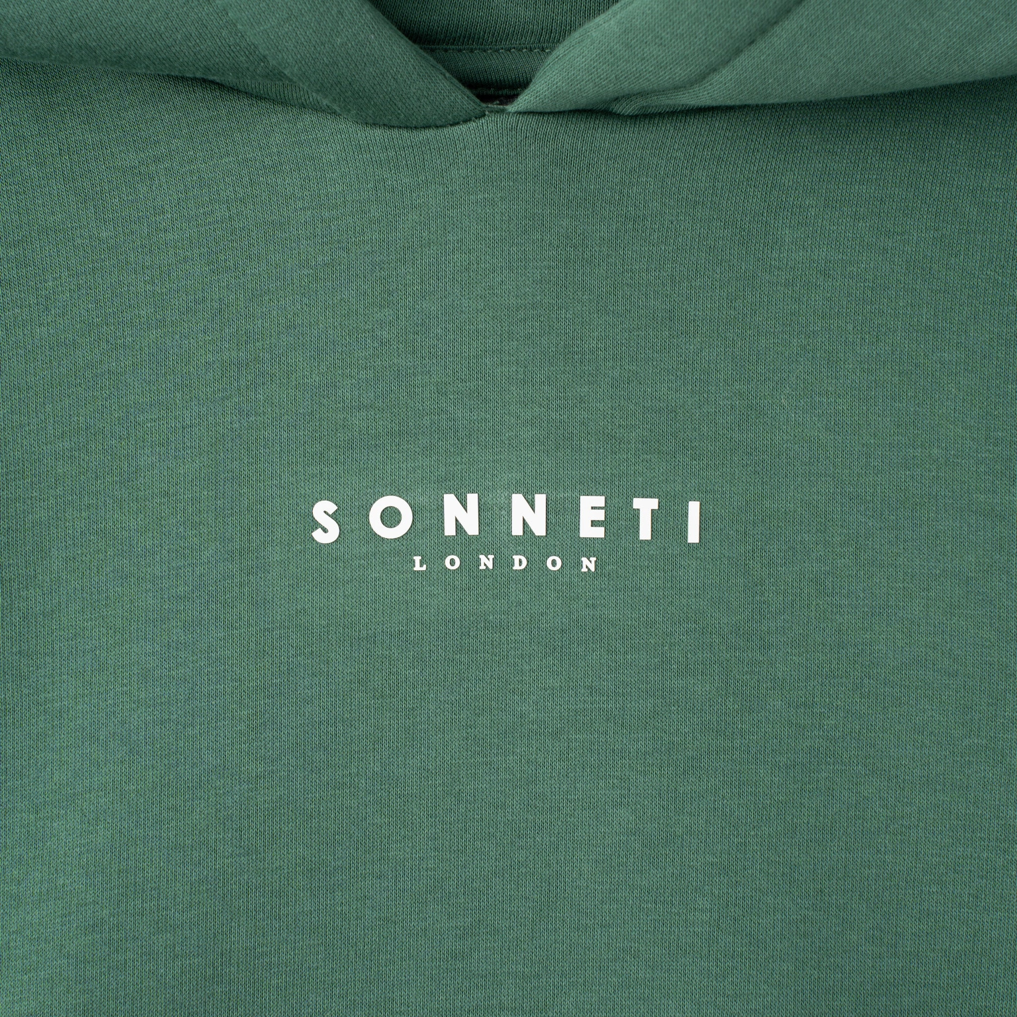 Sonneti Juniors' London Fleece Pullover Hoodie / Dark Green