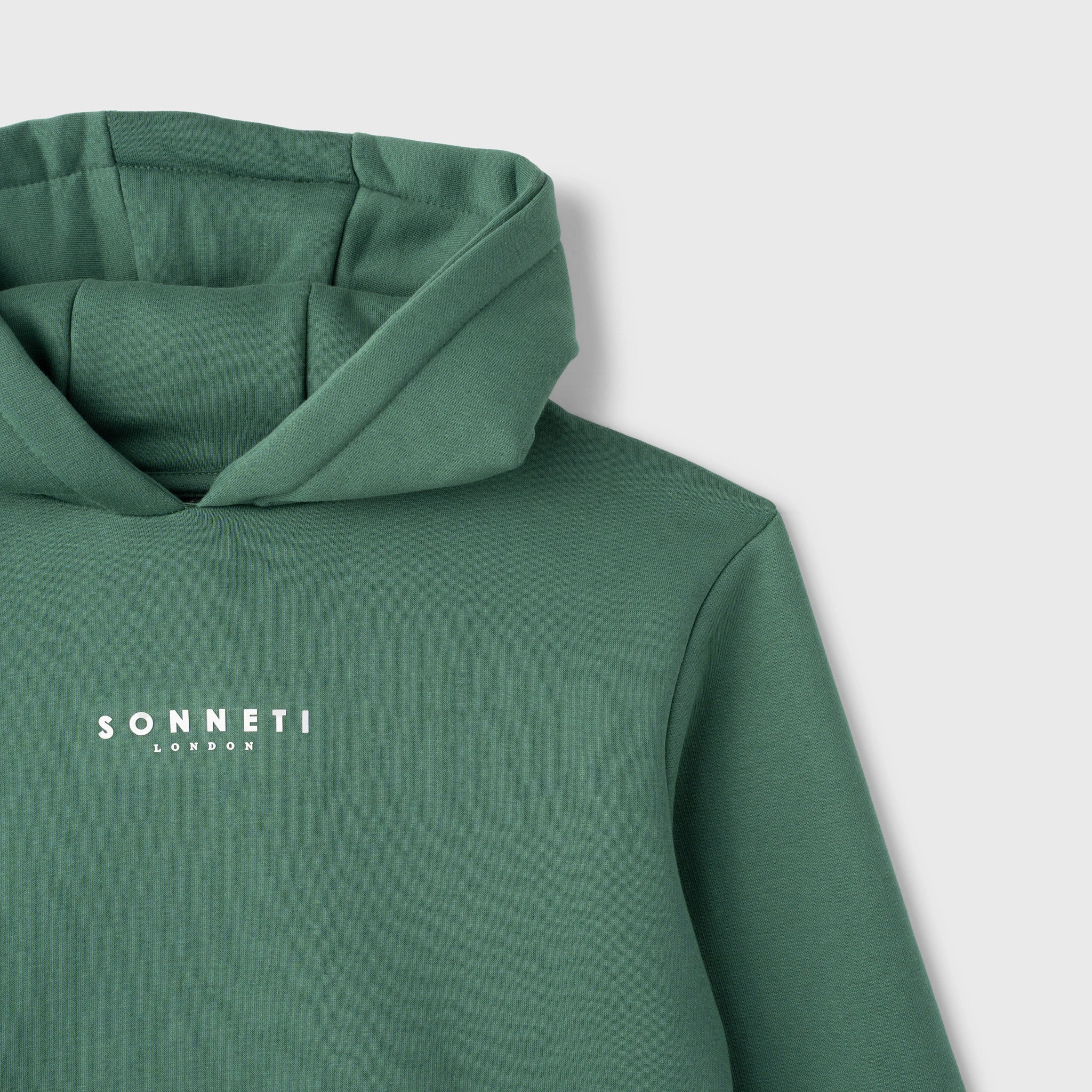 Sonneti Juniors' London Fleece Pullover Hoodie / Dark Green