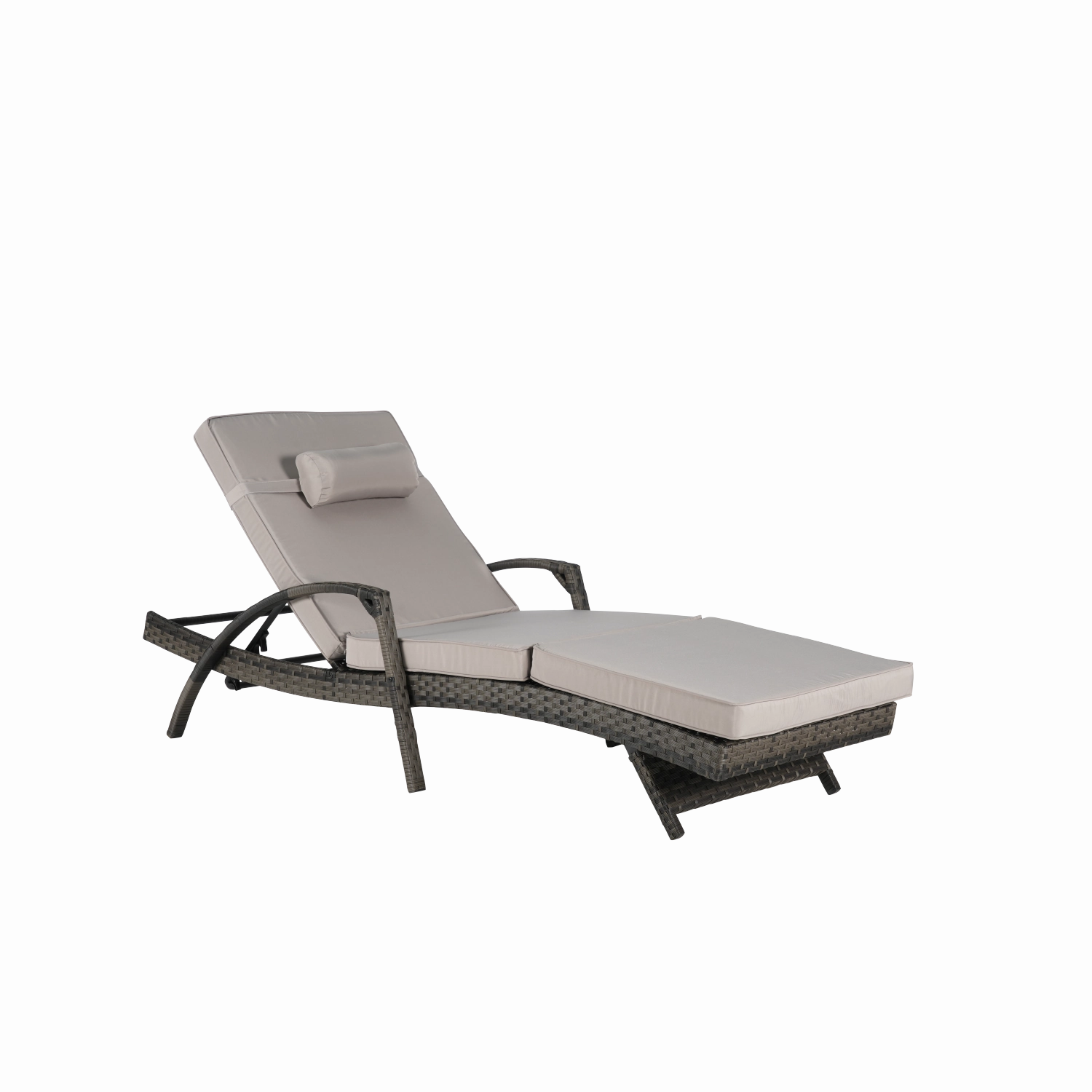 Streamdale Wicker Reclining Lounge Chairs Set - Outdoor Patio