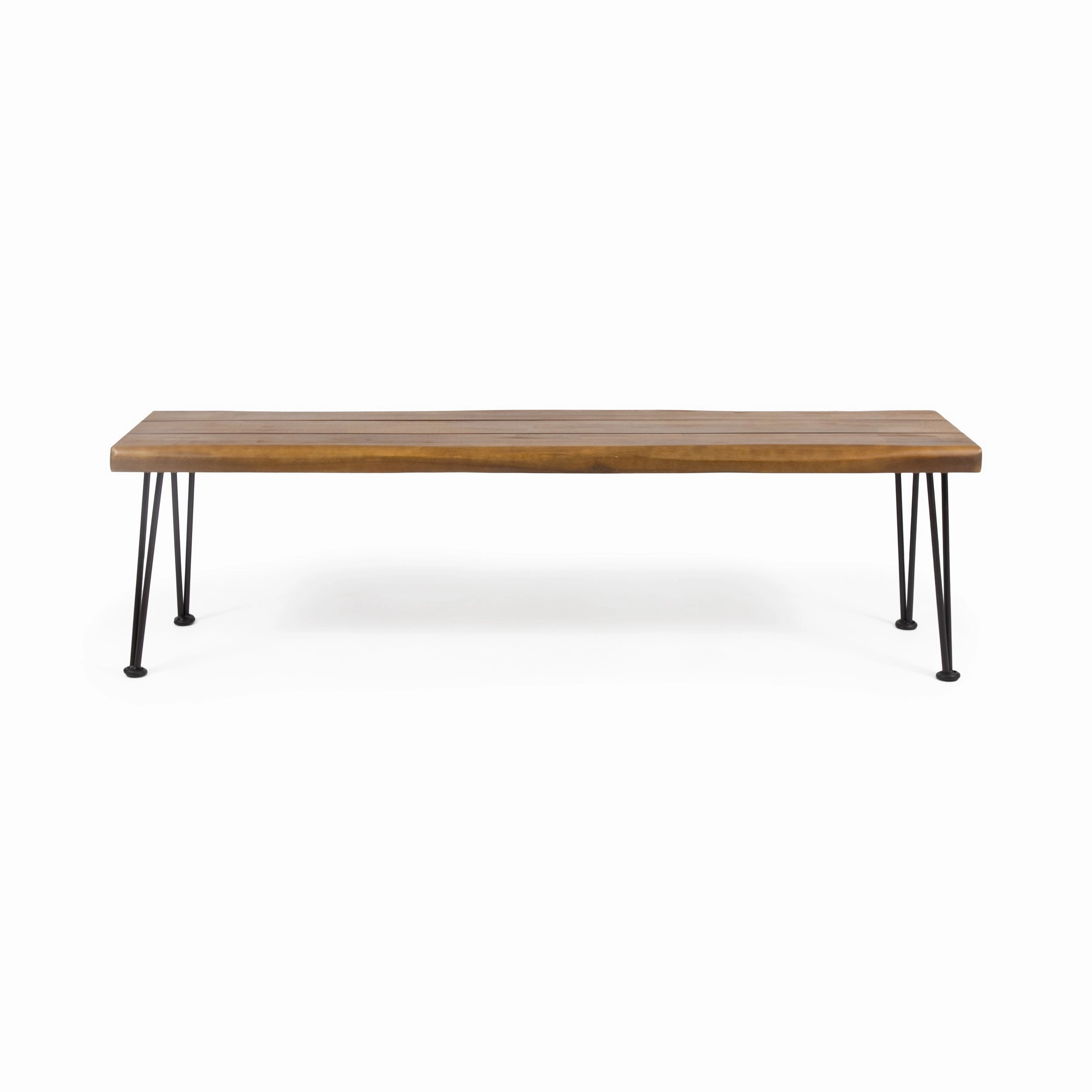 Streamdale ZION INDUSTRIAL WOOD AND METAL RECTANGULAR BENCH