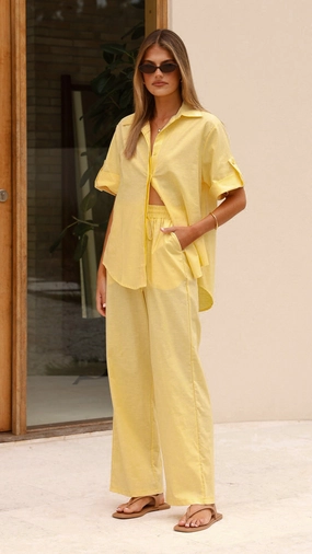Valene Pants - Yellow