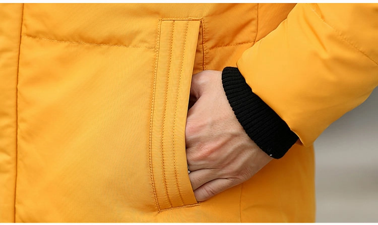 West Louis™ Detachable Fur Collar Real Rabbit Thick Coat