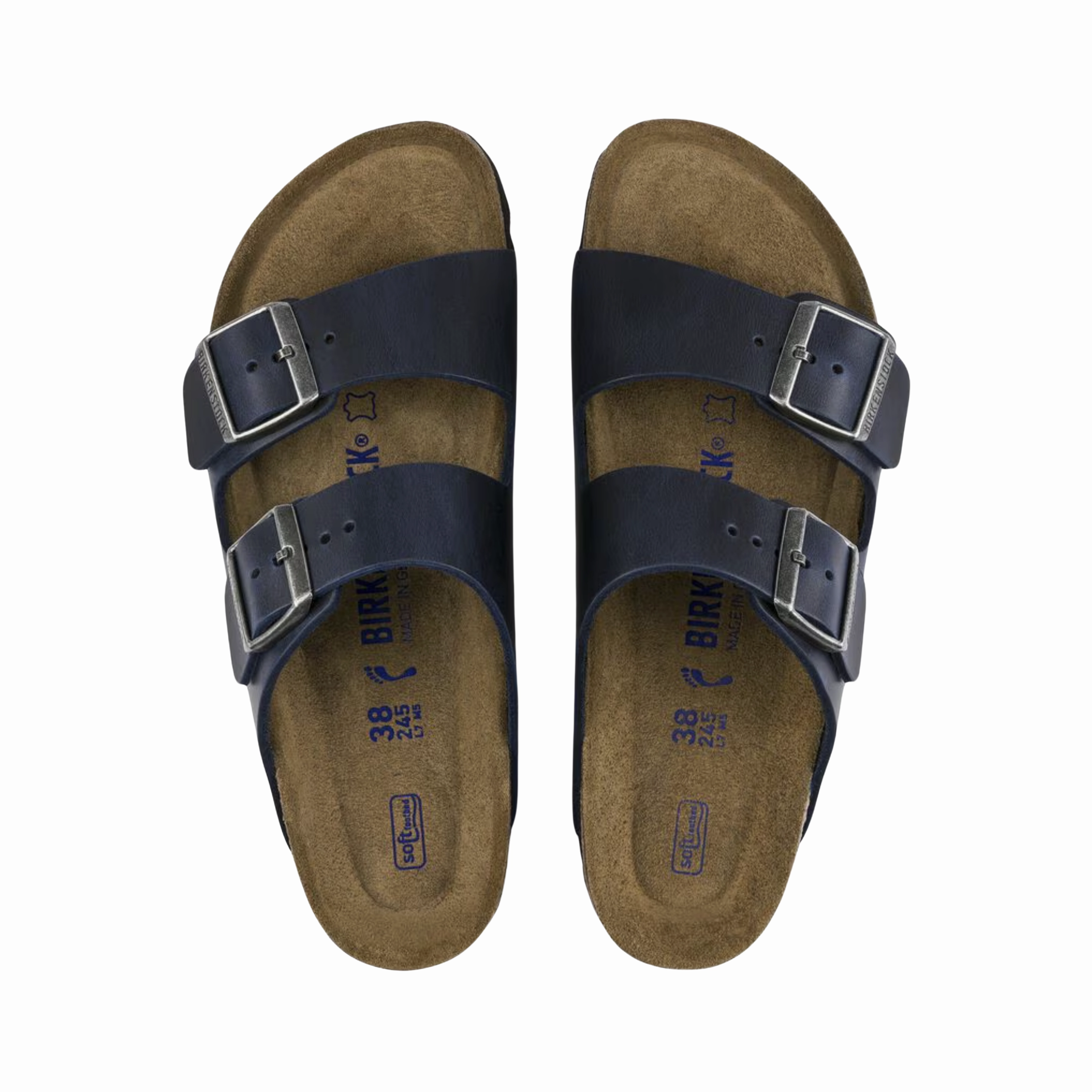 Women's Arizona Soft Footbed (Oiled Leather) - Blue