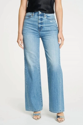 Women's Far Out High Rise Wide Leg Jeans In Wishing Well Vintage