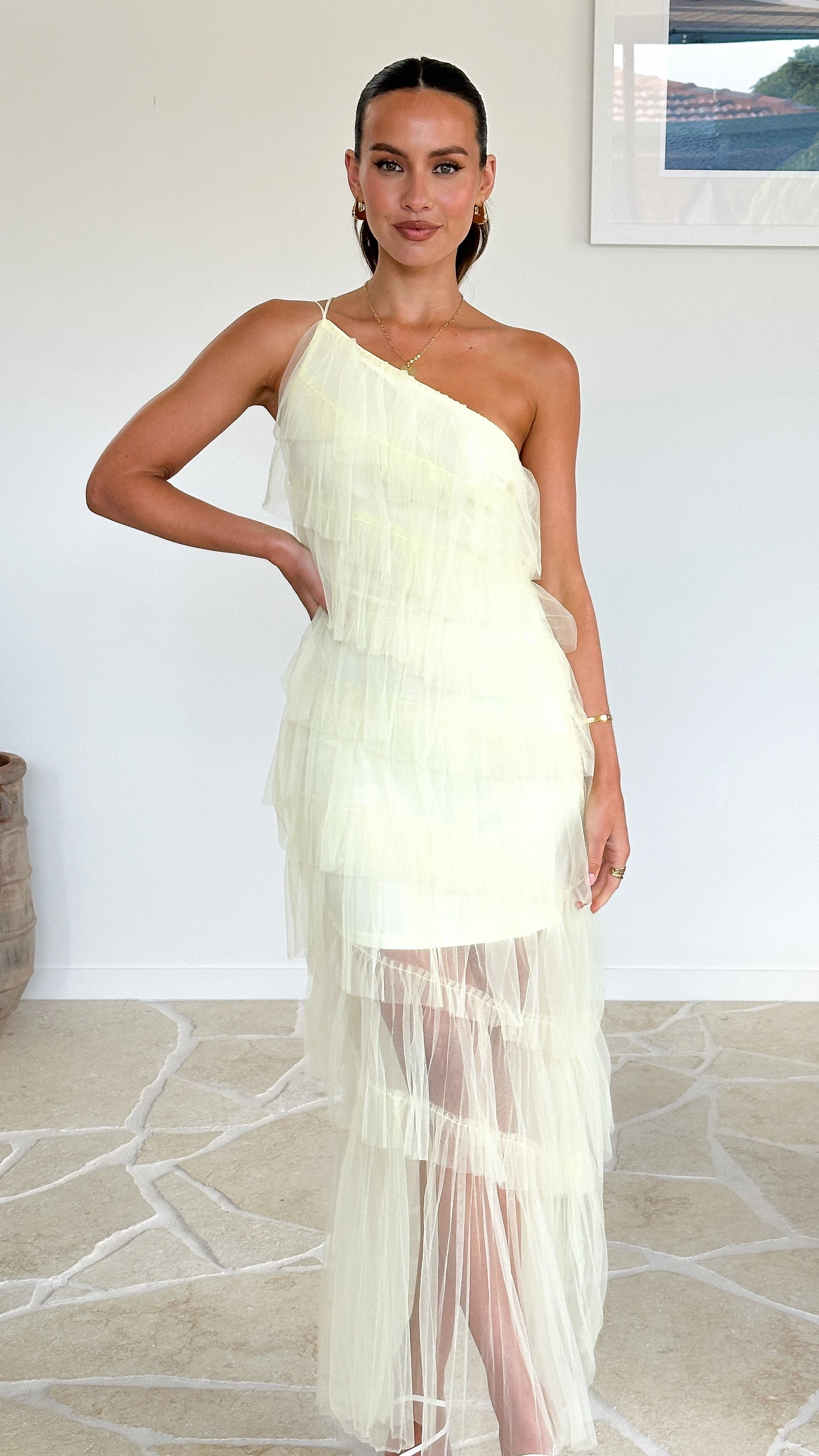 Zoe Maxi Dress - Yellow